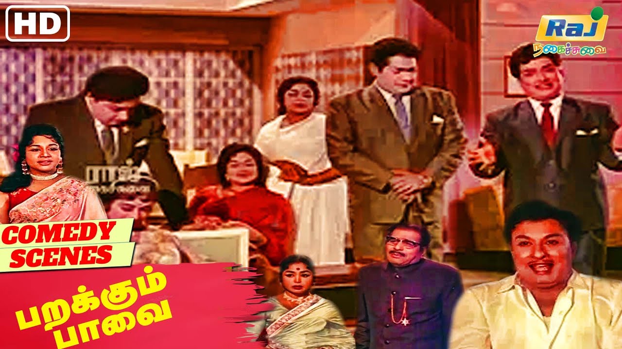 கையை உடைச்சு இதுலயே படுக்கவச்சுப்புட்டு | Parakkum Pavai Movie Comedy | M.G.R |  | Raj Nagaichuvai