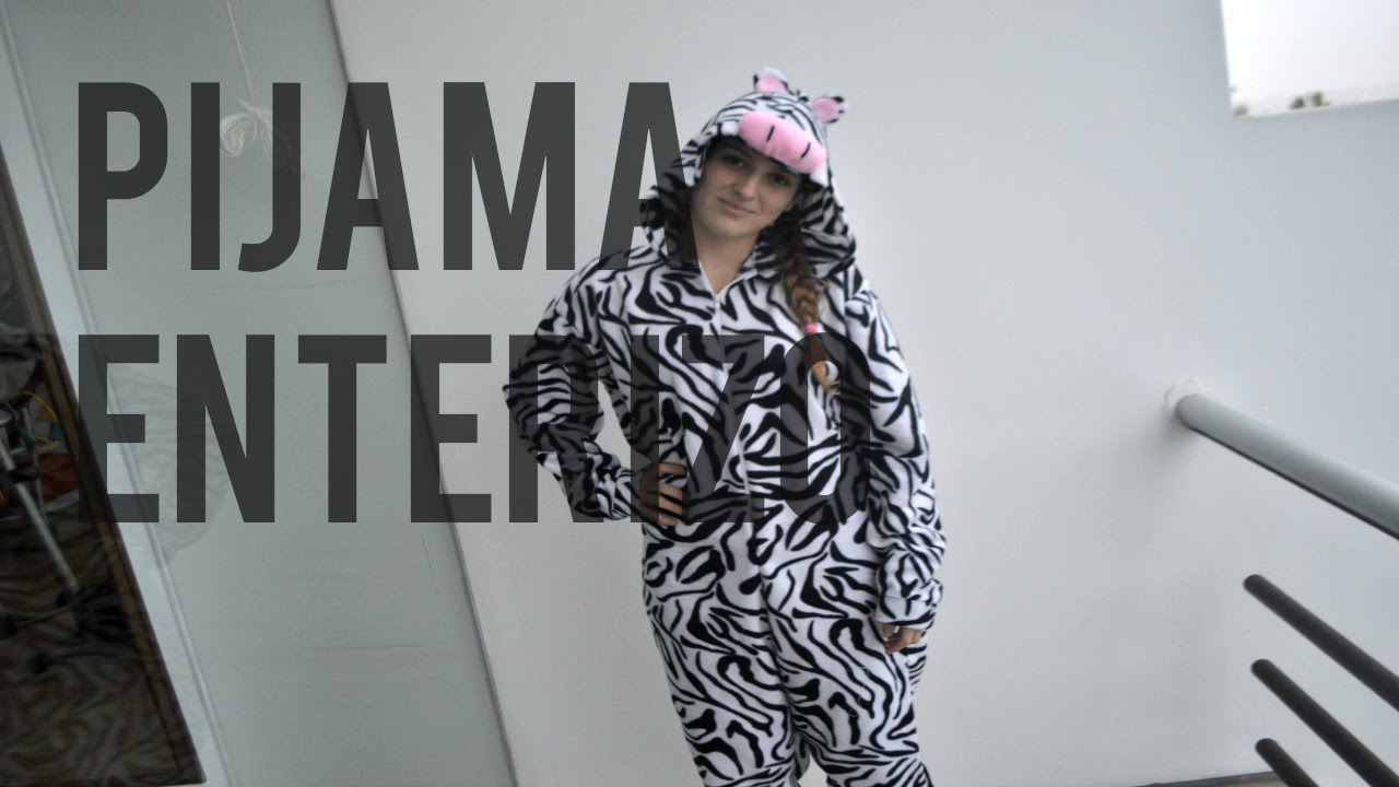 DIY : Pijama Enterizo de zebra !! / Onesie