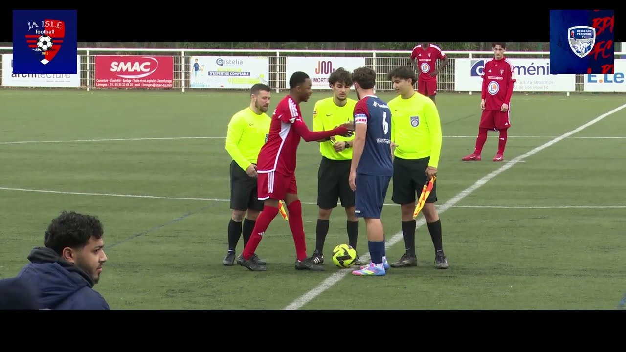 Résumé match championnat régional 1.U18 : J.A Isle (87) - Bergerac Périgord FC (24).