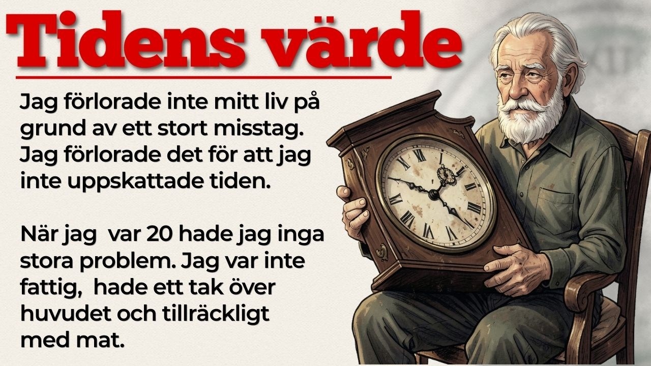 Slösa inte bort din tid | Swedish Stories | Learn Swedish with Stories