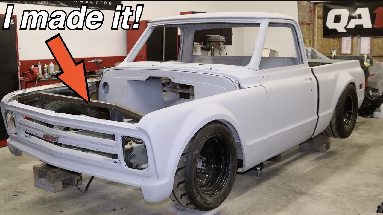 Сборка Turbo 1968 C10! - Закончил установку радиатора!