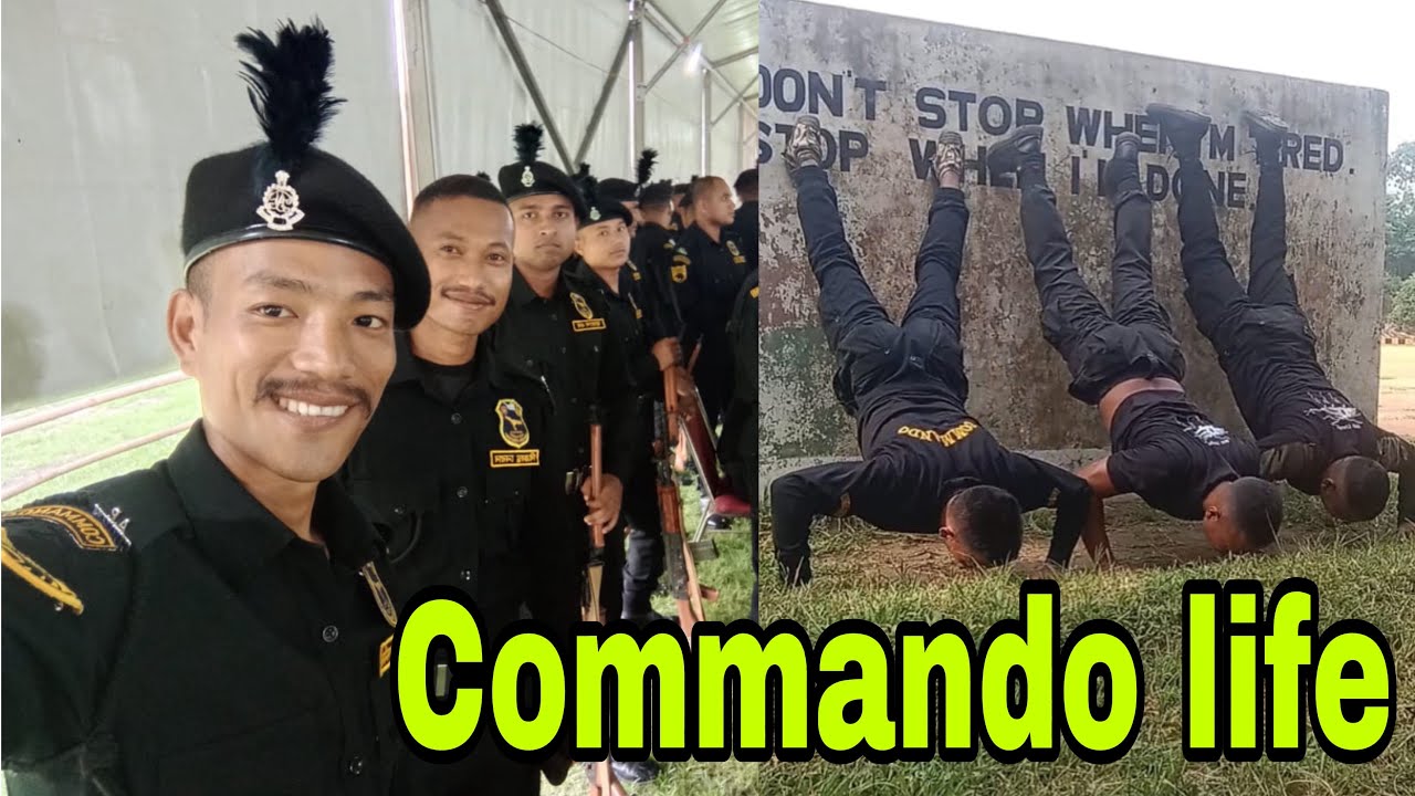 Commando life video / 1st Assam commando training video / Nayanjit sarania