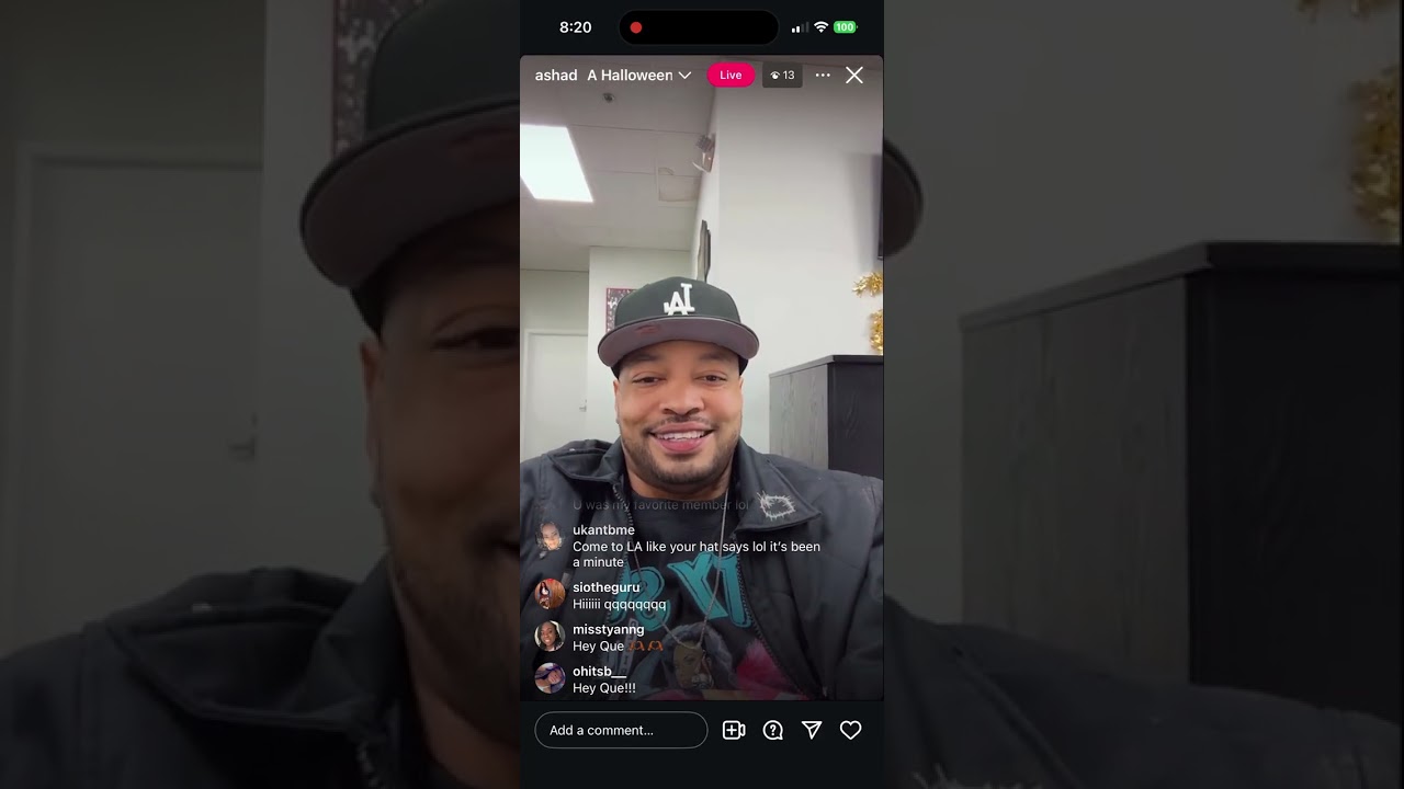 Que (DAY26) Instagram live - 10/30