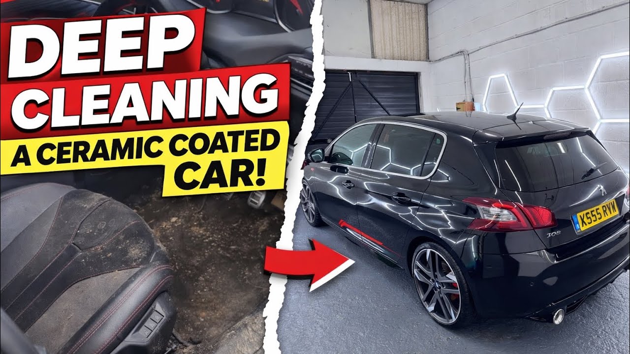 I Deep Cleaned a Ceramic Coated Car 