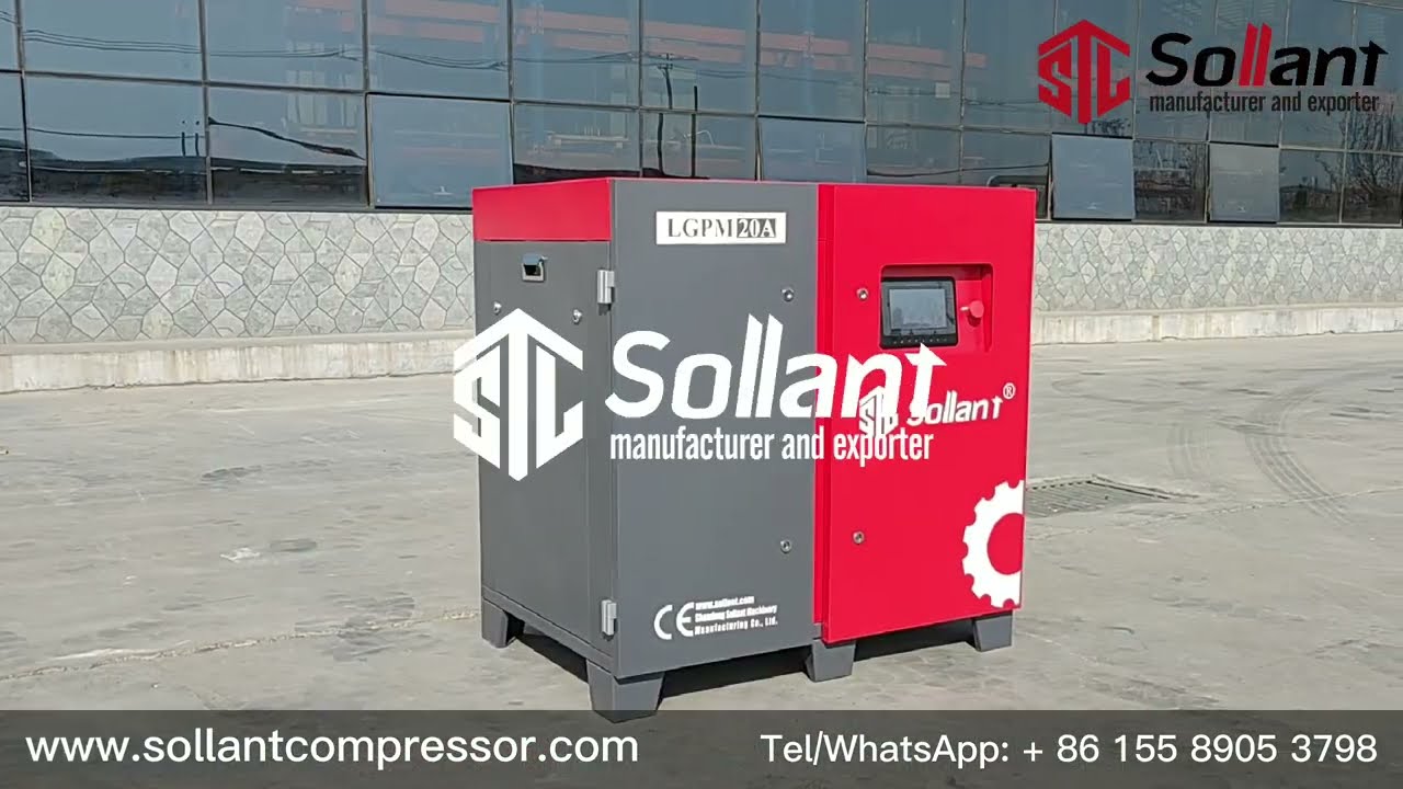 Sollant 15KW/30HP Variable Speed Screw Air Compressor