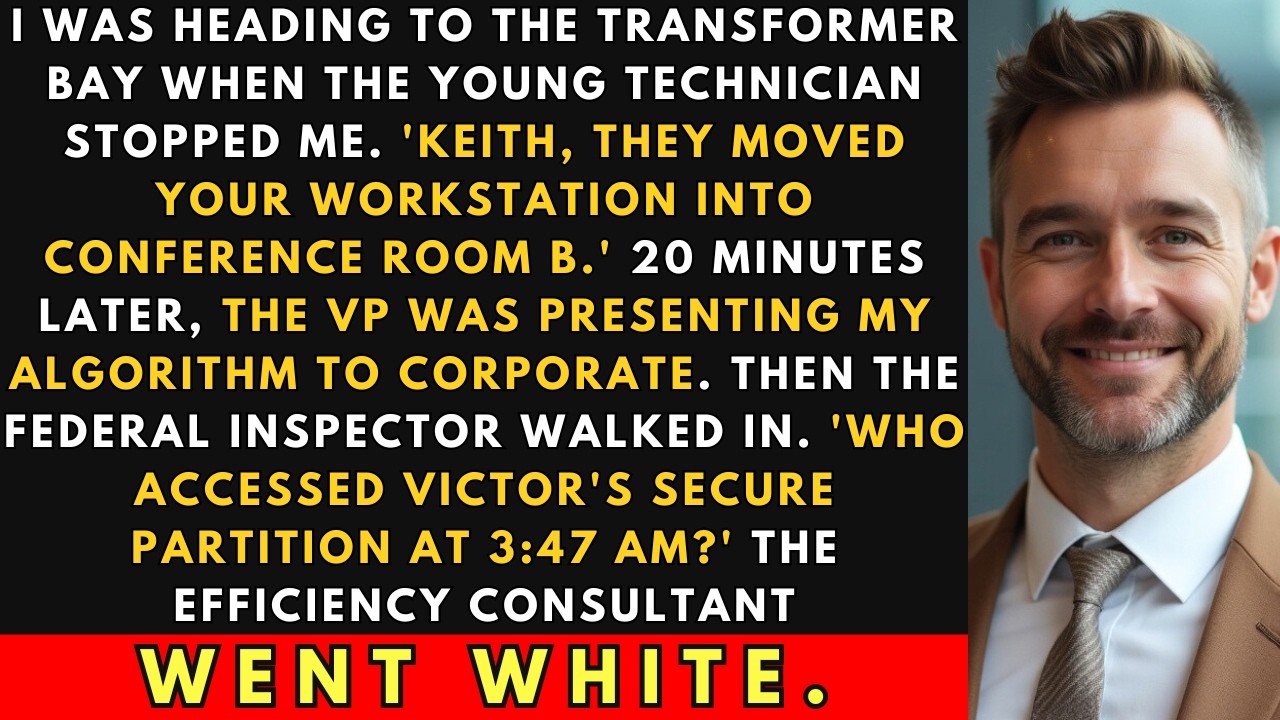 He Stole My Algorithm In Front Of Corporate — Then The Technician Warned Me Just In Time