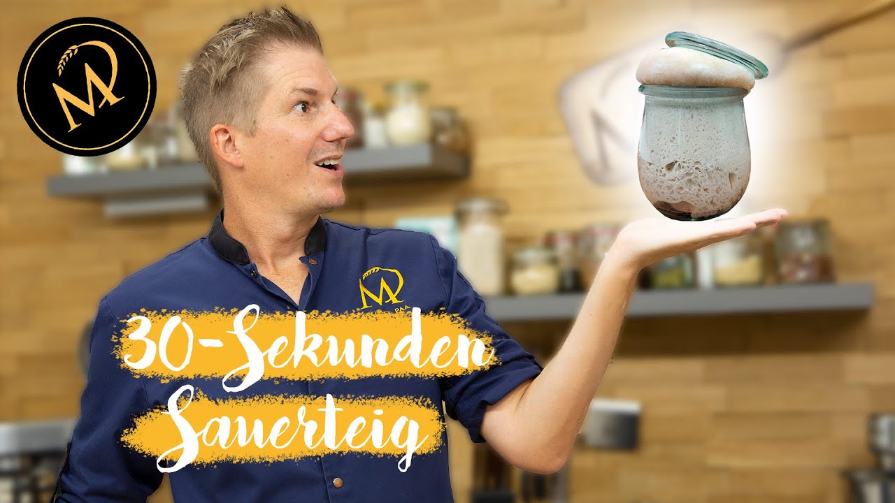 30-Sekunden-Sauerteig - Sauerteig lite - schnelle und einfache Sauerteig Alternative selber machen