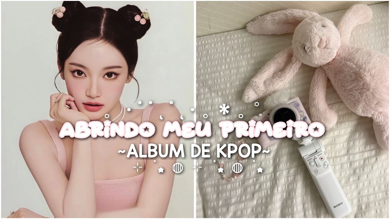 ✨ ABRINDO MEU PRIMEIRO ÁLBUM DE KPOP✨ 