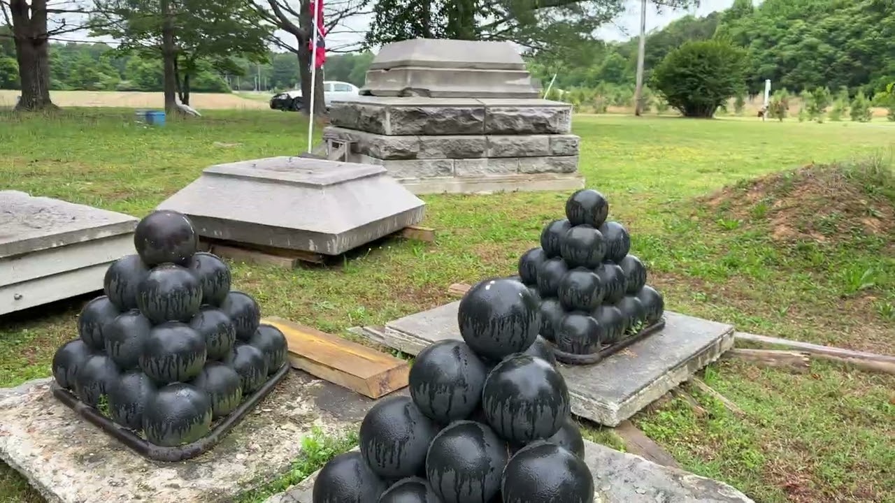 Surry, Virginia! Unfinished Surry County Confederate Monument new location (May 12, 2025)