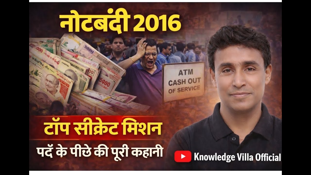 क्या थी नोटबंदी? Demonetisation । कैसे पूरा हुआ नोटबंदी का टॉप सीक्रेट मिशन