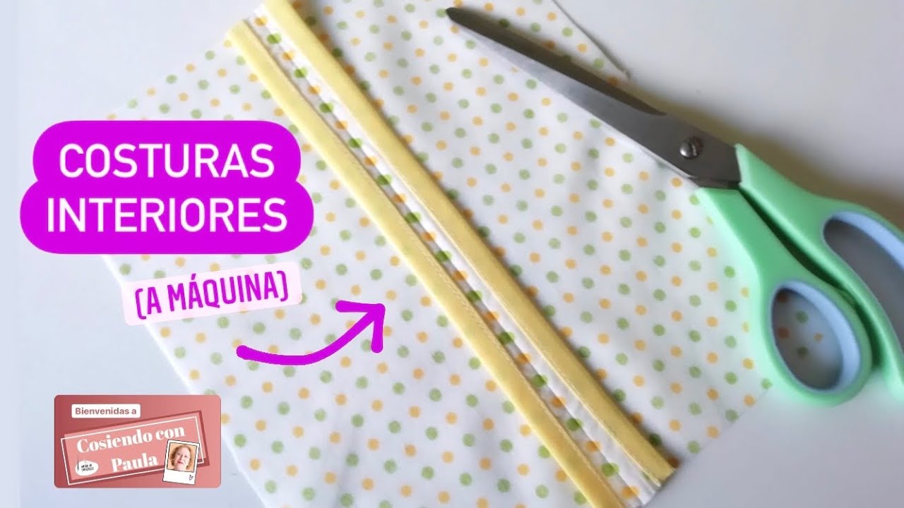 🟢 Cómo TERMINAR LAS COSTURAS por dentro (diferentes tipos de costuras)