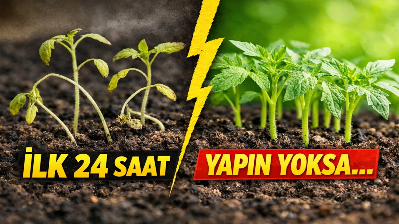 Domatesler çimlendikten sonraki ilk 24 saat içinde bunu mutlaka yapın! Aksi takdirde tüm emeğiniz b