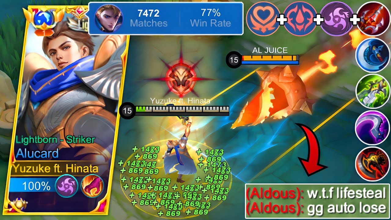 WTF LIFESTEAL & DAMAGE! | New Alucard Best Build & Emblem for New Season | Top 1 Global Alu Tutorial