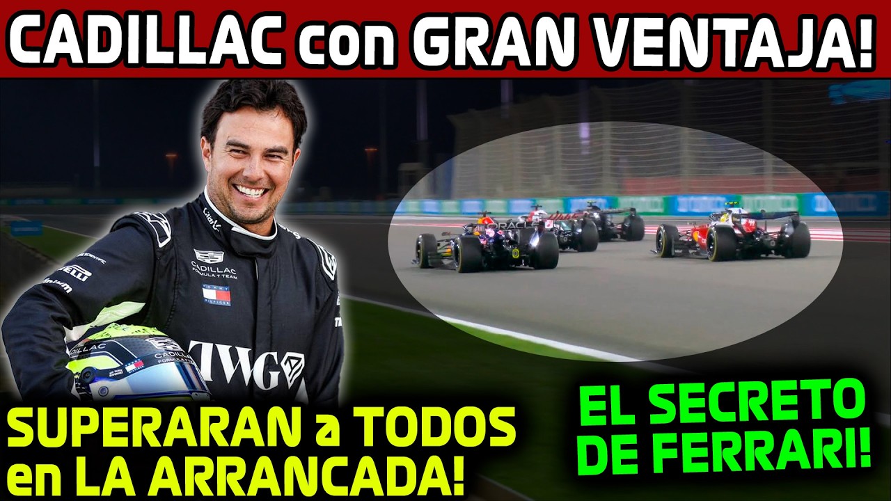CONFIRMADO!! MOTOR FERRARI DARA GRAN VENTAJA a CHECO y CADILLAC en LA ARRANCADA!! NOTICIAS F1 2026