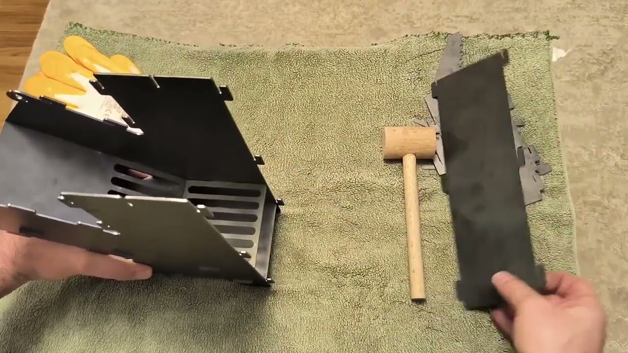 Roket Soba, Kamp Sobası pratik ve hızlı kurulumu ve s&ouml;k&uuml;m&uuml; #roketsoba #rocketstove #portable #stove