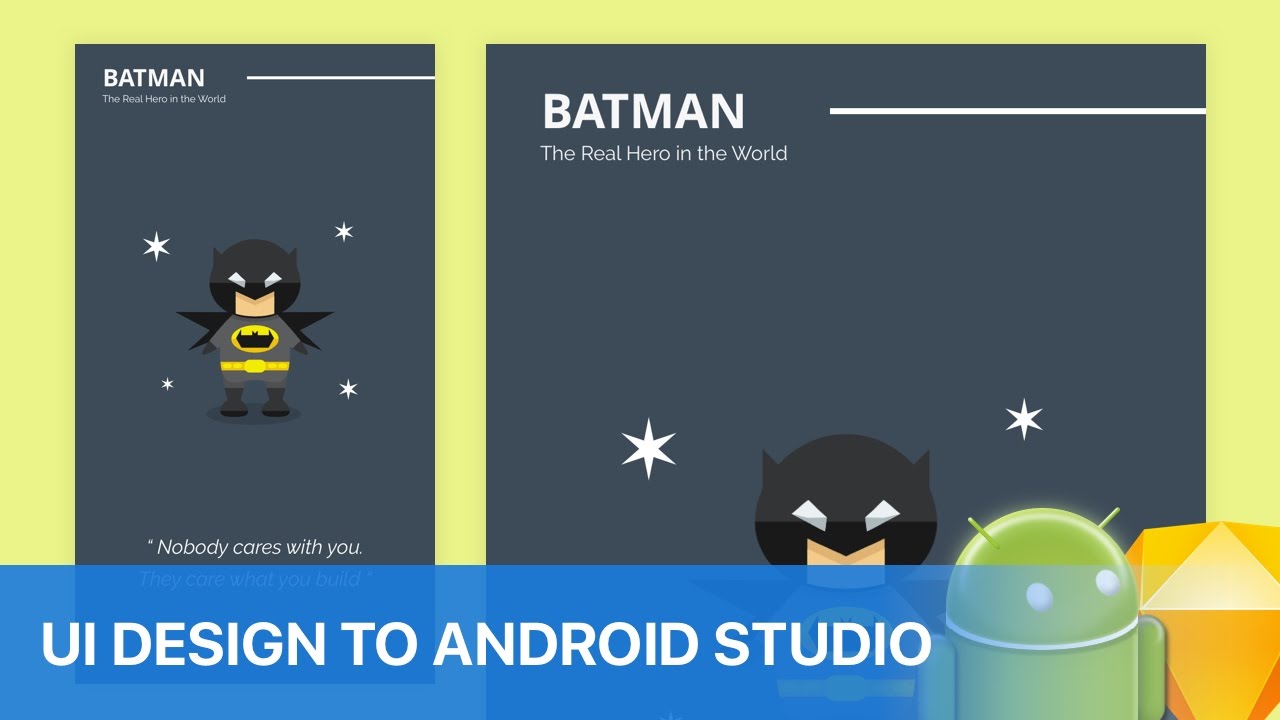 Splash Screen UI Design to Android Studio Tutorial