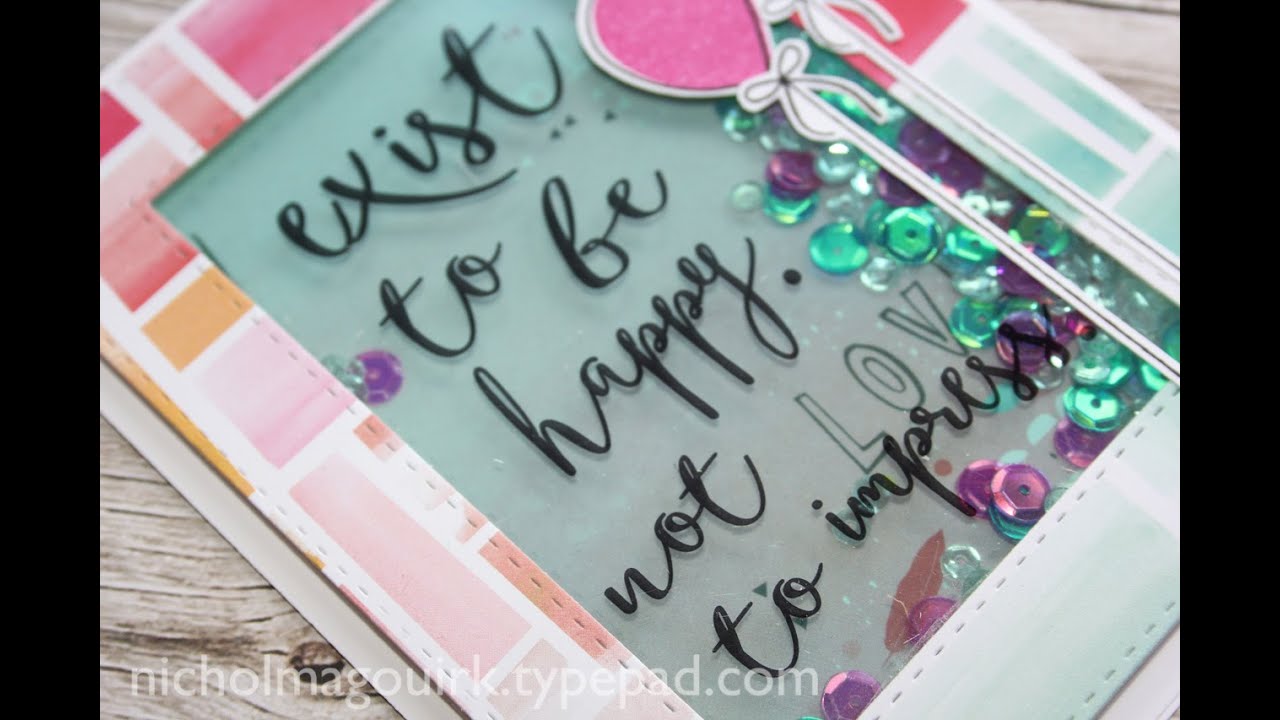 Simon Says Stamp September Card Kit | Shaker Card