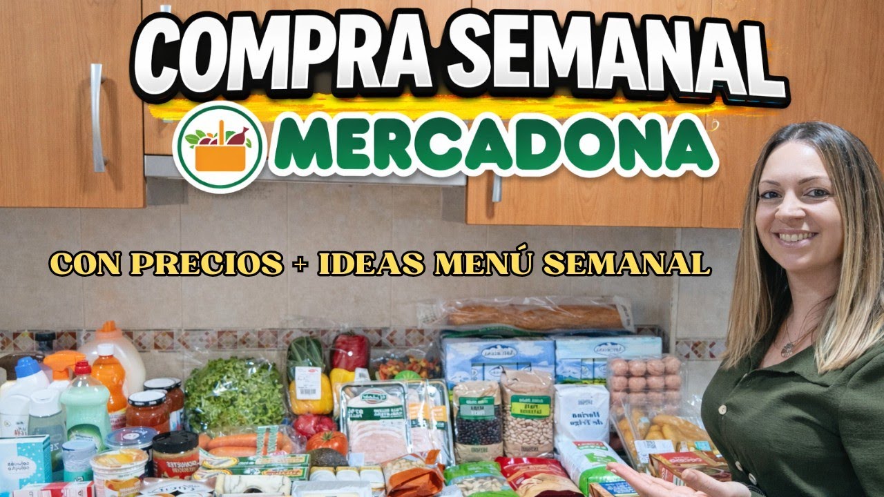 🛒🛍️COMPRA SEMANAL MERCADONA + IDEAS DE MENÚ SEMANAL 📝 Febrero 2026