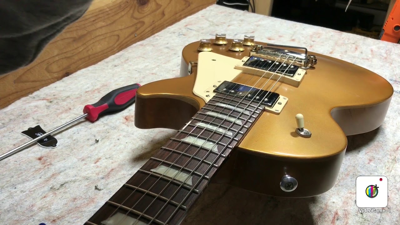Gibson 2017 60s Tribute Les Paul Goldtop - Full setup (90447)