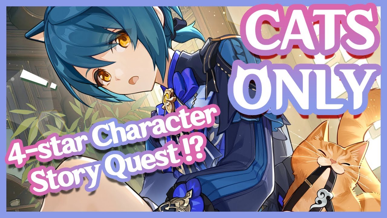 Xingqiu is not a cat BUT | Genshin Impact CATS ONLY