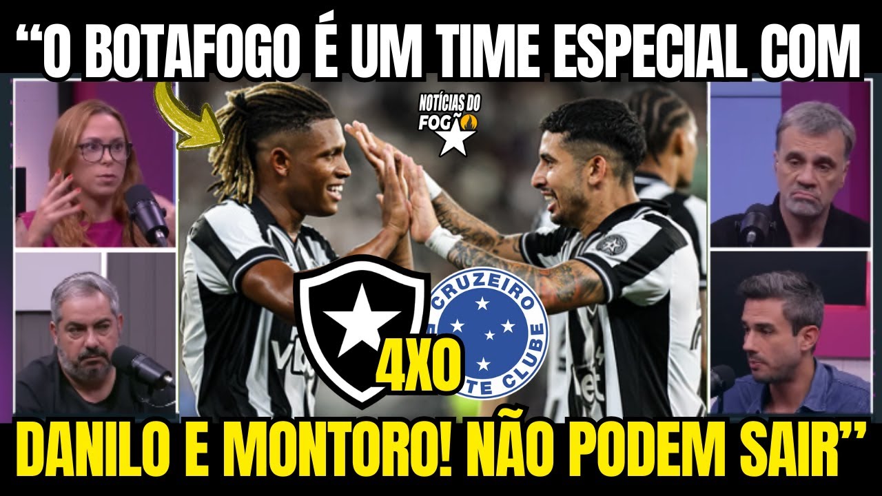 MÍDIA SE EMPOLGA COM GOLEADA IMPIEDOSA DO FOGÃO SOBRE O CRUZEIRO! O QUE TEXTOR ESTÁ FAZENDO?