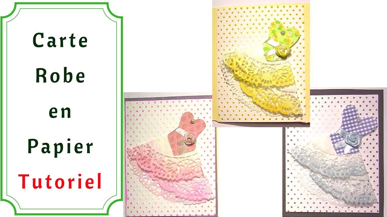 Comment Faire une Carte Robe en Papier : Super Facile