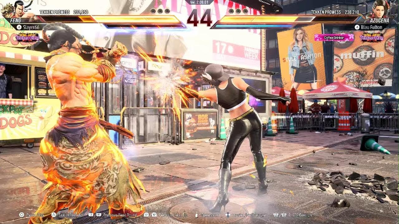 TEKKEN 8 - Feng vs Azucena Online Replay