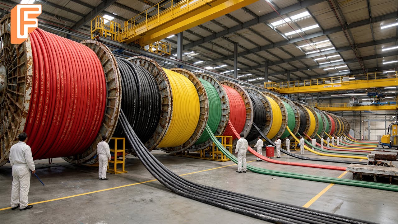 How Billions of Electrical Wires Are Made Inside Massive Production Line