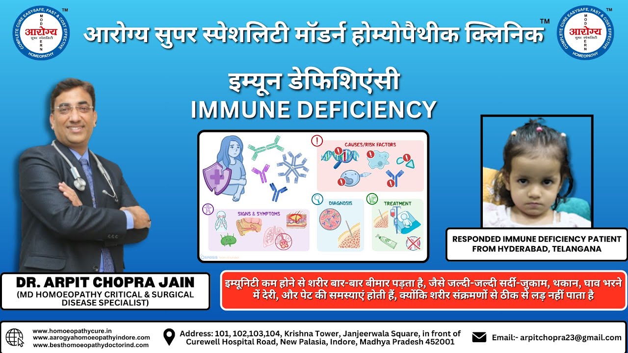 PAEDIATRIC CHILDREN ALLERGY Immune Deficiency में सुधार –Dr Arpit Chopra Jain Modern Homeopathy