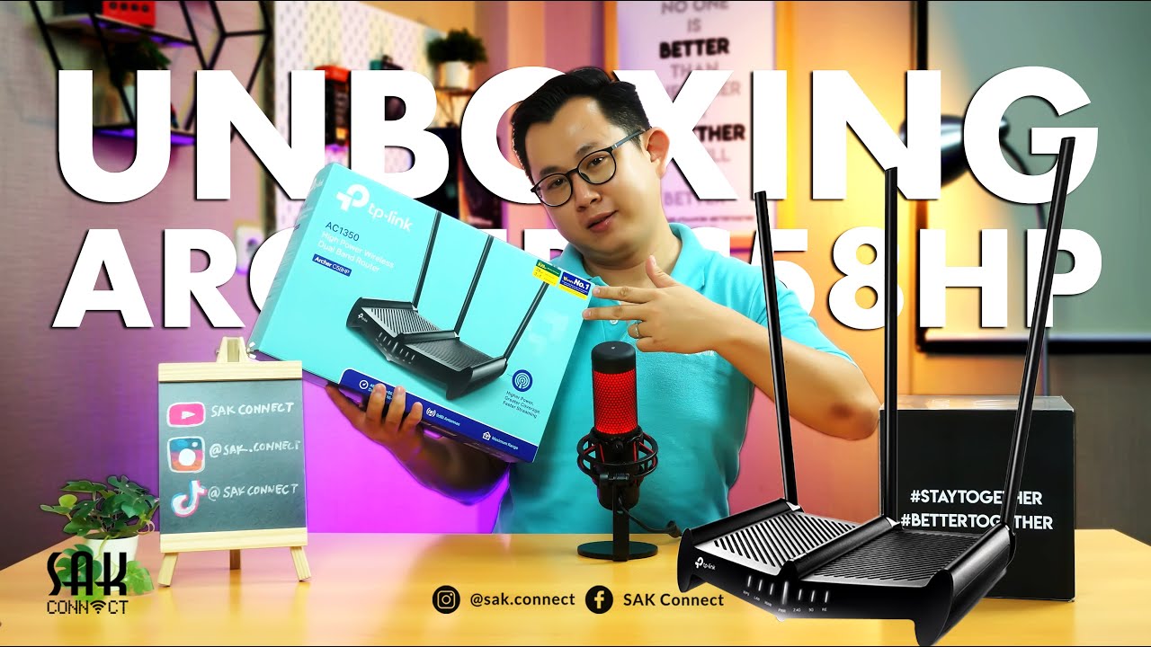 TP Link Archer C58HP Dual-Band Wi-Fi Router - Unboxing & Review