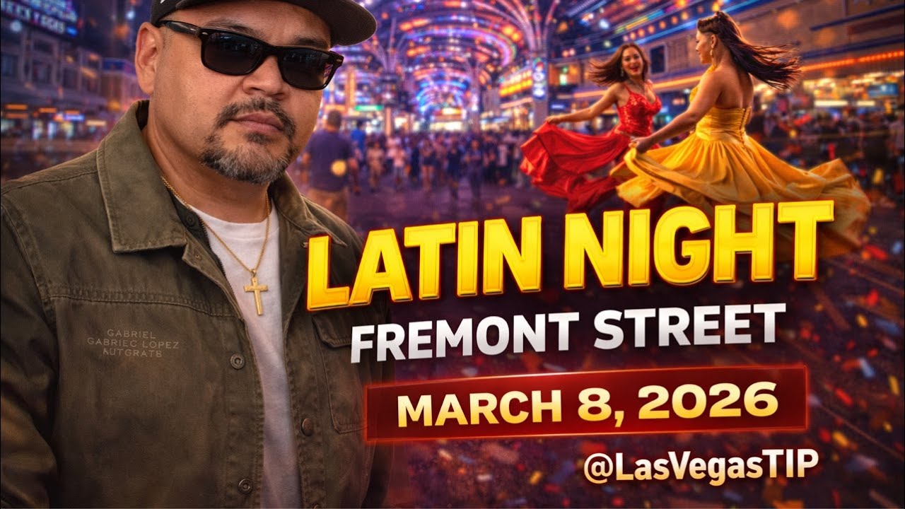Las Vegas Fremont Street livestream 03/08/26