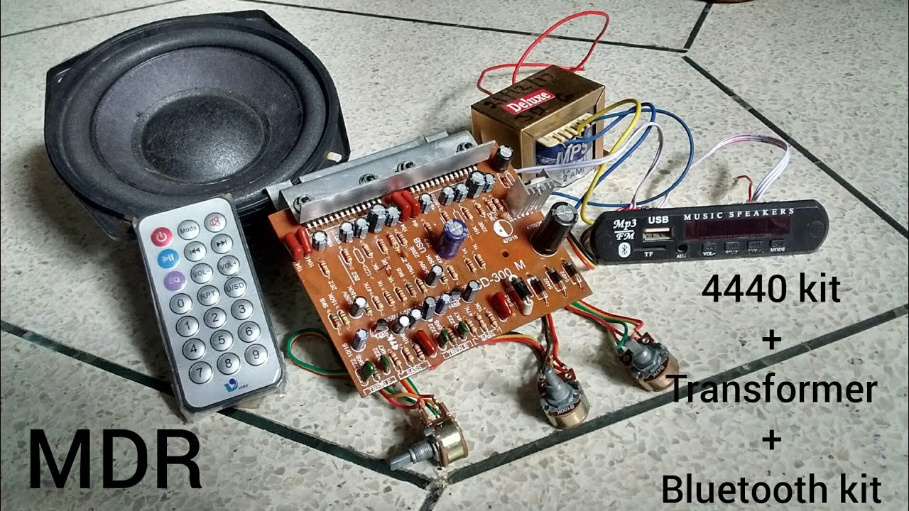 4440 amplifier wiring with transformer Bluetooth(हिंदी में )
