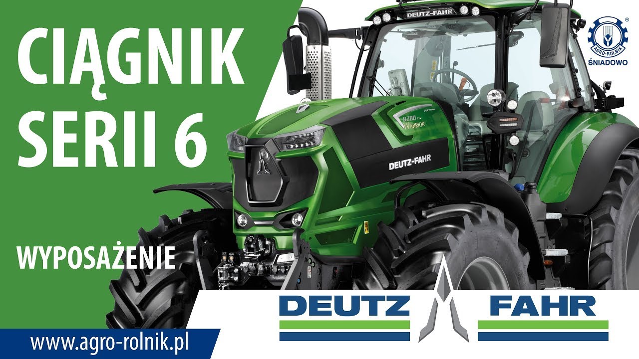 Ciągnik Deutz Fahr 6 Java Green - wyposażenie