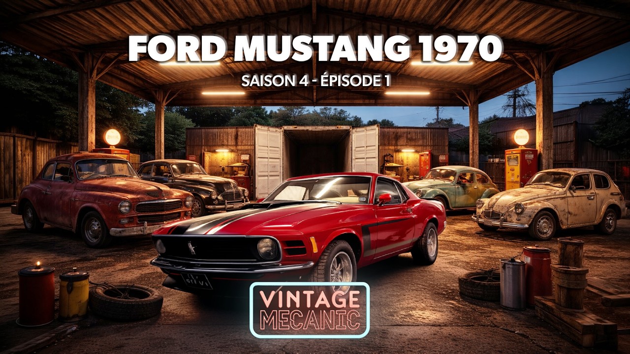 VINTAGE MECANIC : FORD MUSTANG 1970