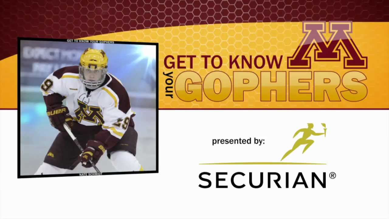 Nate Schmidt: Get to Know Your Gophers (Men's Hockey)