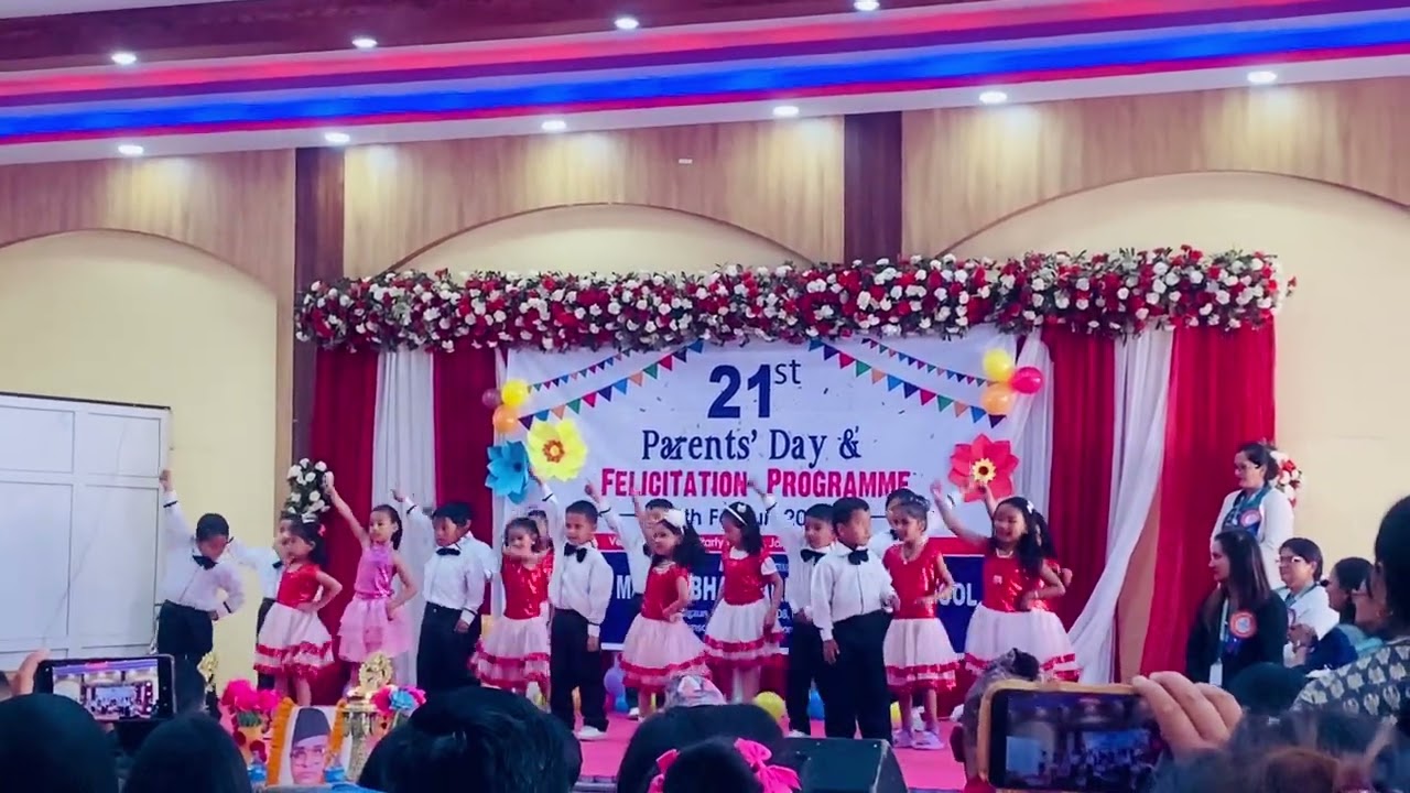 Cute baby haru ko dance 💃🏻 Madan Bhandari Memorial School Parents' Day 🥰💝