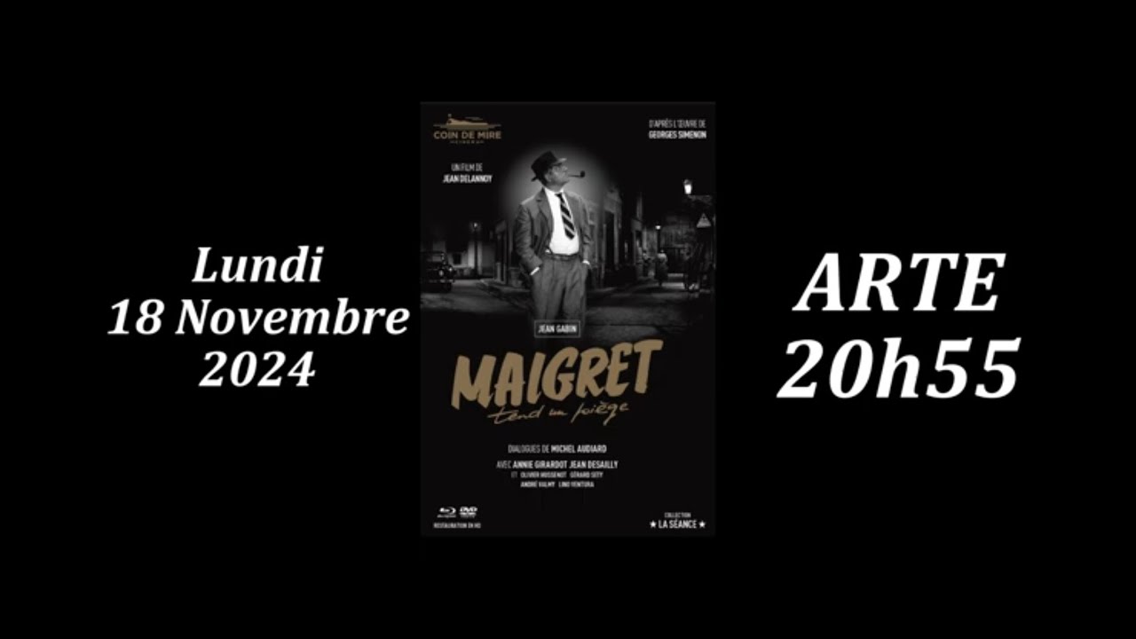 Un jour un film Maigret tend un piège