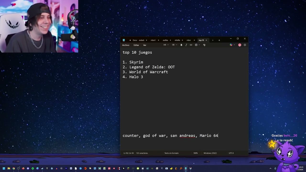 Rubius Hace Su Top 15 Juegos