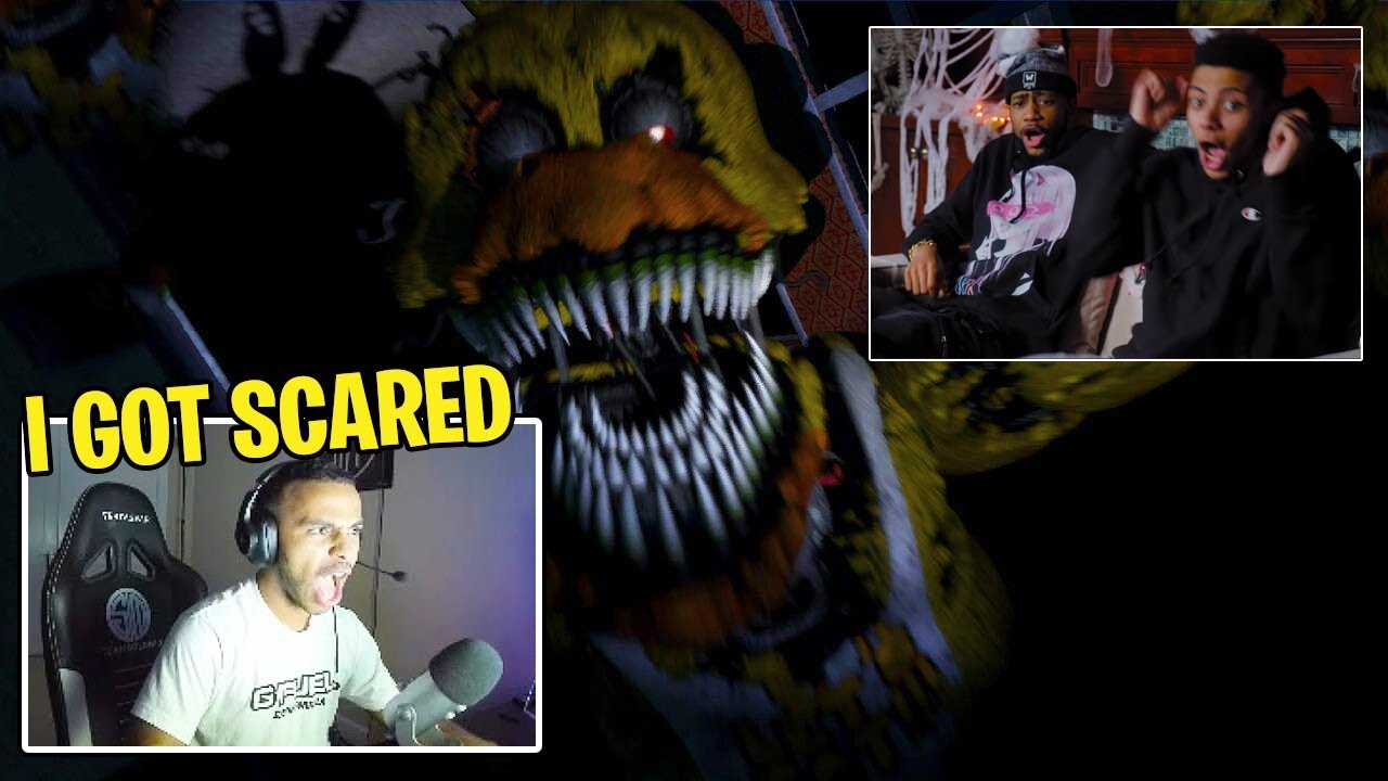 Hamlinz Reacts to TSM Fortnite Gets SCARED Playing Five Nights at Freddy's!!