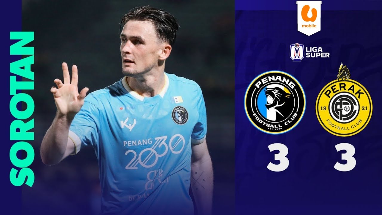 Penang FC 3-3 Perak FC | Sorotan Perlawanan Liga Super 2024/25