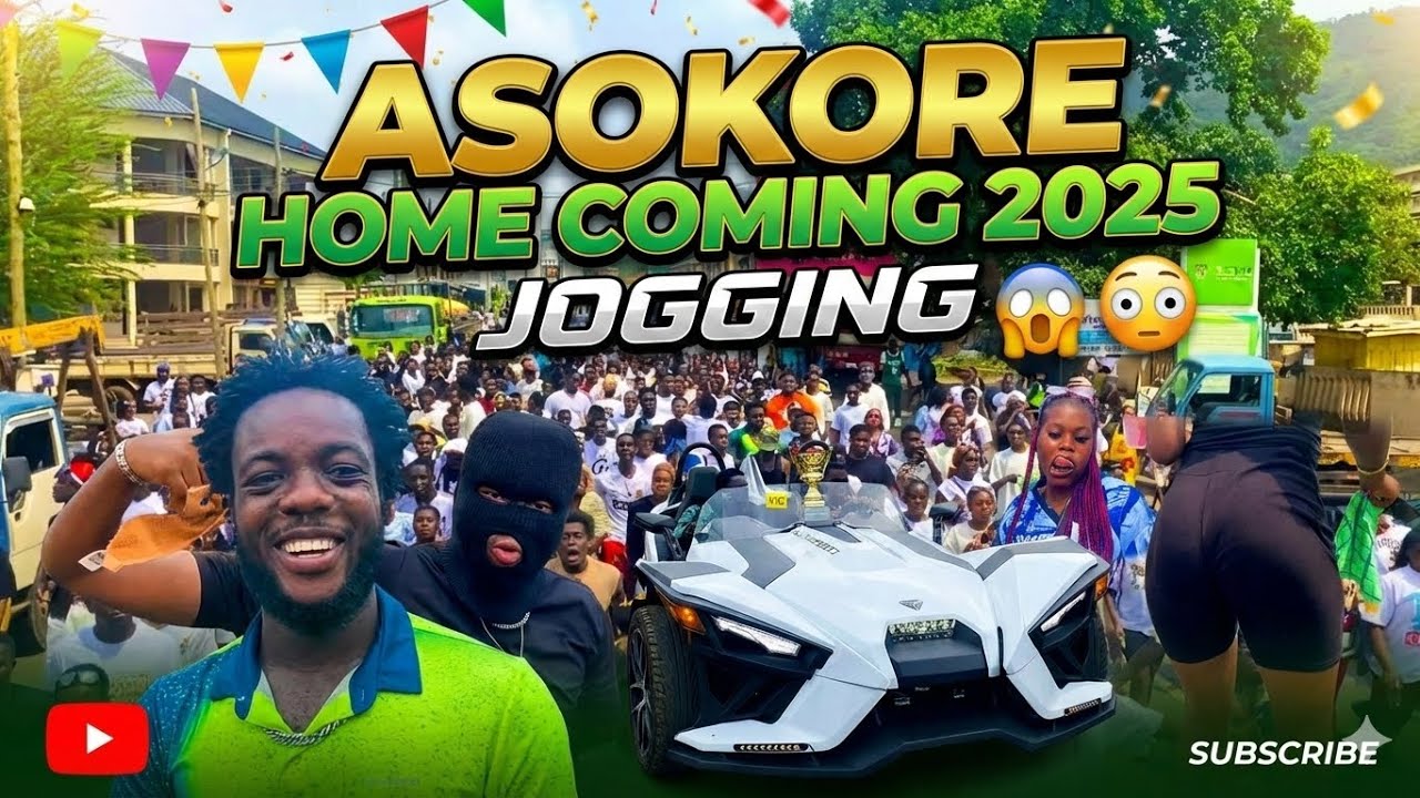 The craziest floating ever | Asokore home coming 2025 #respect #video #movie #koforidua 