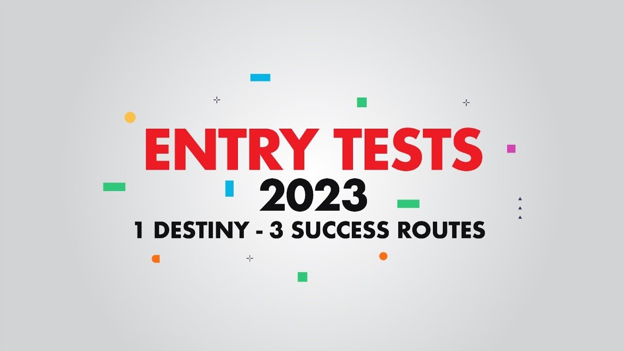 Entry tests 2023!