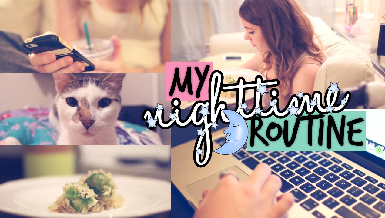 My Nighttime Routine for School! 2015! // Jill Cimorelli