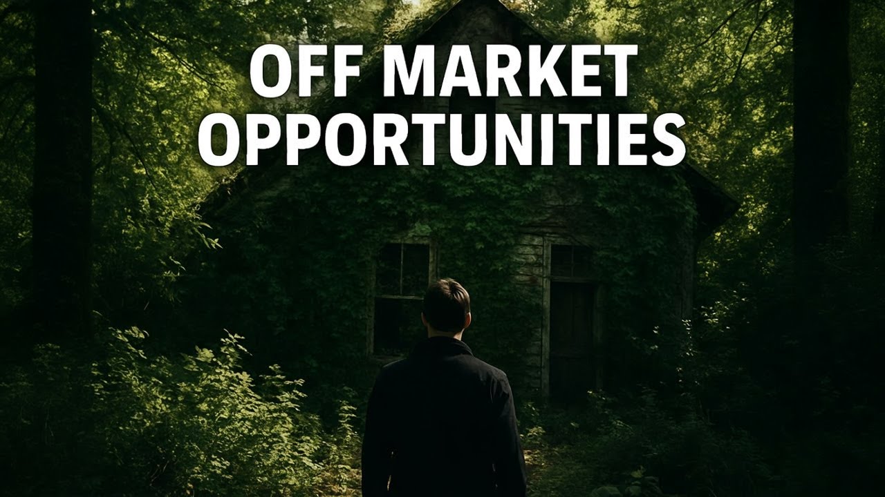 Off Market Opportunities - How We Find Them