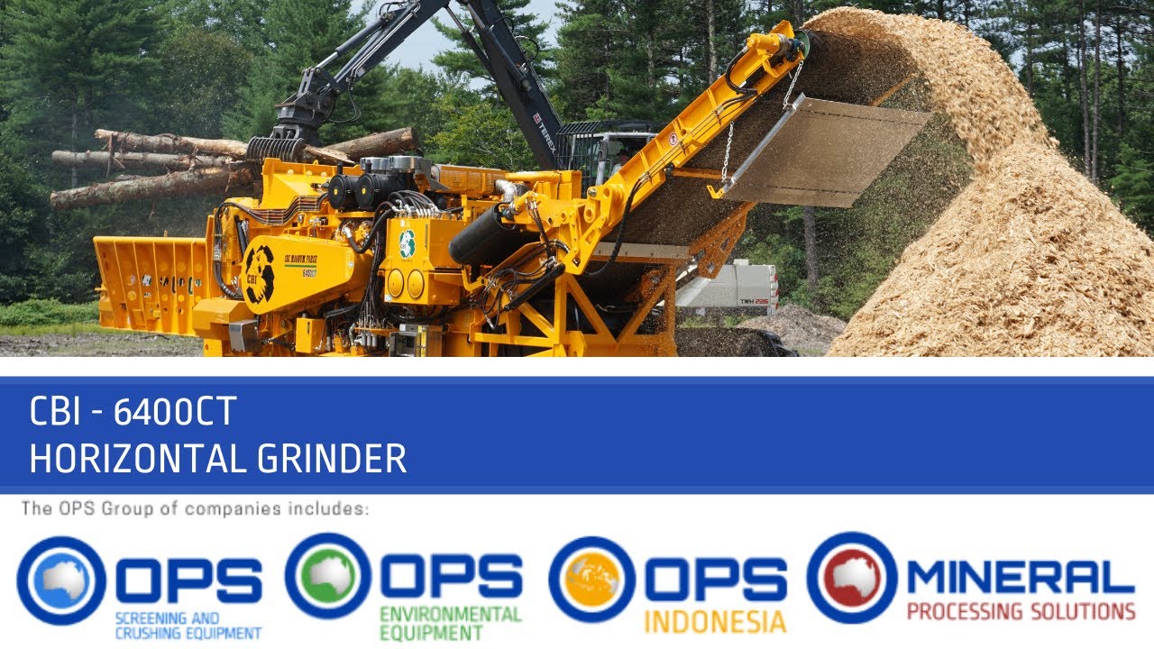 CBI-6400CT Horizontal Grinder Product Video hd