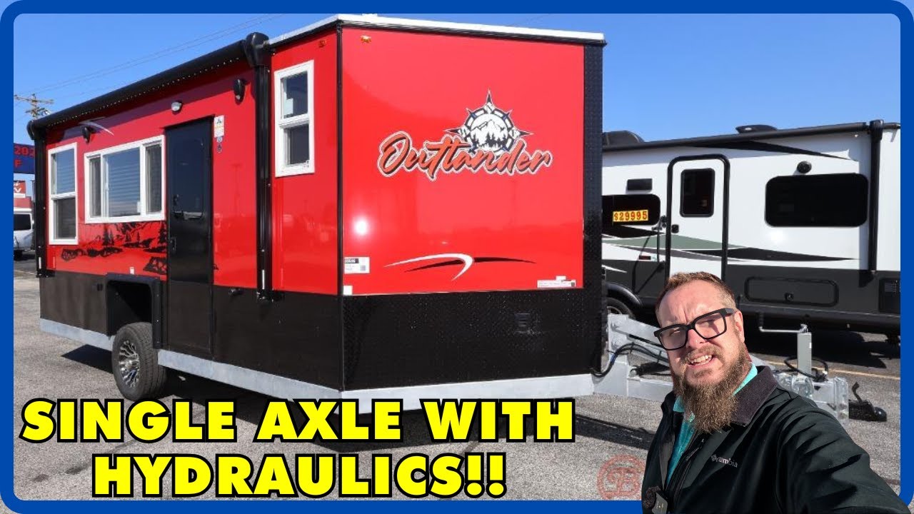 Single Axle Hydraulic Fish House! 2026 Ice Castle Fish Houses 17' Outlander RV