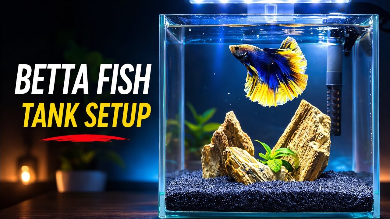  Betta Fish Tank Setup | Mini Aquarium Step-by-Step 