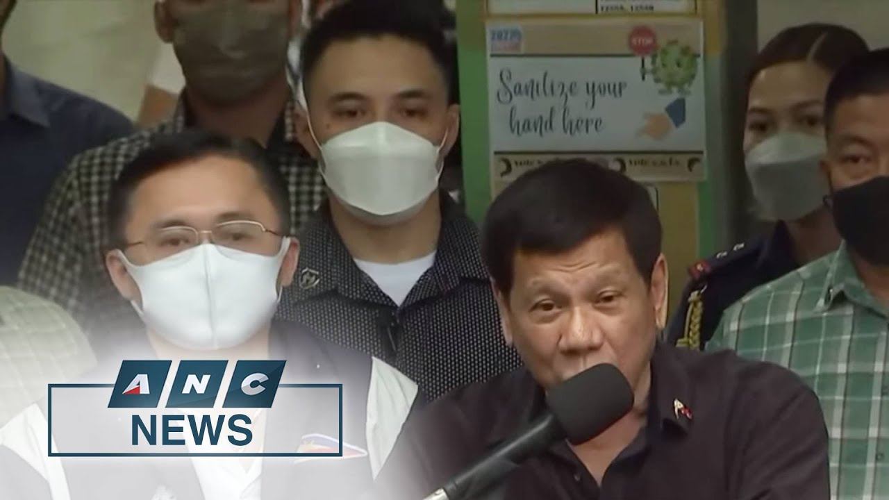 President Duterte thanks fellow Davaoe&ntilde;os for support throughout presidency after casting vote | ANC