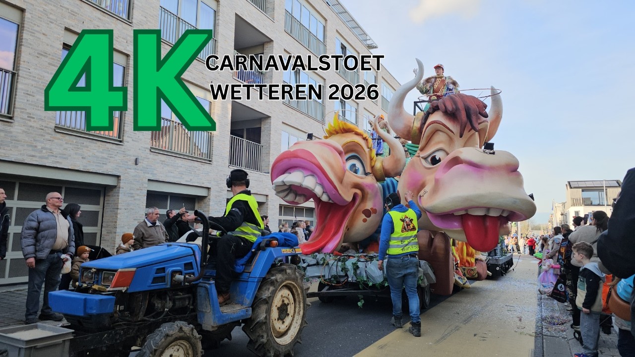 Carnavalstoet Wetteren 2026 | 4K impressie