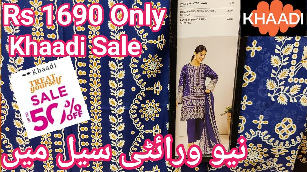 Khaadi Sale 70% OFF New Designs in Sale || Khaadi Sale Unstitched